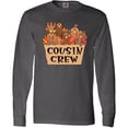 thumbnail image 3 of Inktastic Cousin Crew Cute Turkey Family Long Sleeve T-Shirt, 3 of 5