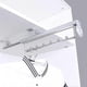 thumbnail image 1 of Telescopic Wardrobe Hanger Rail for Clothes Closet - Heavy Duty Pull Out Clothes Rack Trouser Sliding Hanger, 1 of 5