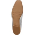 thumbnail image 5 of Franco Sarto Women's Ariel Silver Leather Ballet Flat 5.5M, 5 of 5