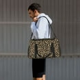 thumbnail image 3 of Ratiio Leopard Print-1 Pattern Hand Travel Bag, Weekender Carry On for Women Men, Sports Gym Bag, Workout Duffel Bag, Overnight Shoulder Bag fit 15.6 Inch Laptop, 3 of 6