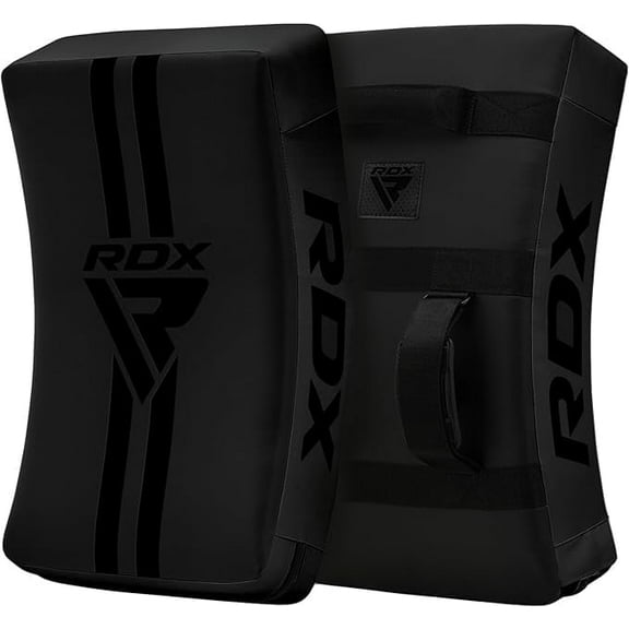 RDX Kick Shield Muay Thai Kickboxing, 60CM Large Heavy Curved Kicking Striking Body Pad, Punching Foot Target MMA Boxing Training, 3 Padded Handles, Martial Arts Karate TKD Taekwondo