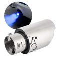 thumbnail image 3 of PUNTA DE ACERO INOXIDABLE LA COLA DE LA COLA DE LA COLA DE ESCAPE DE 63 MM DE 2.5 PULGADAS DE 89 MM DE 3.5 PULGADAS CON LUZ AZUL ACCESORIO Universal, 3 of 7