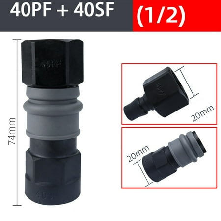 

Pneumatic Quick Connector Trachea Male And Female Connector Internal Thread