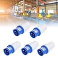 thumbnail image 1 of Conector Industrial, 5 Conectores De Alimentación Monofásicos De 3 Pines Con Interfaz De Latón Para Equipos De Automatización Para Plantas De Energía, 1 of 7