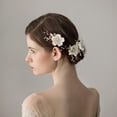 thumbnail image 2 of Paquete de 2 Pinzas para El Cabello Zulema Boda nupcial, 2 of 8