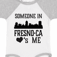 thumbnail image 4 of Inktastic Fresno California Someone Loves Me Skyline Boys or Girls Baby Bodysuit, 4 of 5