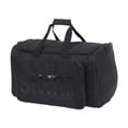 thumbnail image 2 of Bolsa de viaje de lona, ​​bolso de mano de tela Oxford, portátil, con correa ajustable desmontable. Letras negras, 2 of 9