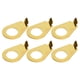 thumbnail image 2 of Arandelas De Puntero De Potenciómetro, Arandela De Puntero De Perilla De Guitarra 10PCS Apertura Estándar Acabado Brillante Fácil De Instalar Metal Alta Dureza Para Instrumento ANGGREK Color dorado, 2 of 8