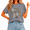 2-grey, variant on Cozymy Women T-shirt Vintage Botanical Floral Graphic Tee Watercolor Flower Top for Casual Daily Wear Outfit