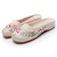thumbnail image 5 of XIHAHA-Zapatillas bordadas de estilo chino para mujer, zapatos de tela de tacón bajo, sandalias, 5 of 5
