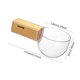 thumbnail image 5 of Cuchara graduada con caja de almacenamiento a prueba de insectos, mango extraíble, cuchara medidora transparente de 40 ml a 160 ml, herramienta de cocina para cocinar fideos de arroz., 5 of 7