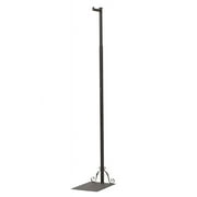 SSWBasics Adjustable Vintage Costumer Stand – Single Arm Clothes Rack - Retail Clothing and Garment Display Stand – Ideal For Showcasing Hanging Items In Thrift Shops Boutiques and Retail Stores