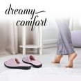 thumbnail image 5 of Roxoni Womens Soft Open Toe Slide Slippers, Indoor Outdoor Rubber Sole, 5 of 5