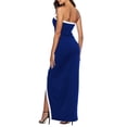 thumbnail image 4 of Vestido largo Sunnimix para mujer Fiesta graduación hombros descubiertos, 4 of 8