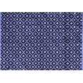 thumbnail image 1 of Ahgly Company Indoor Rectangle Abstract Blue Modern Area Rugs, 6' x 9', 1 of 4