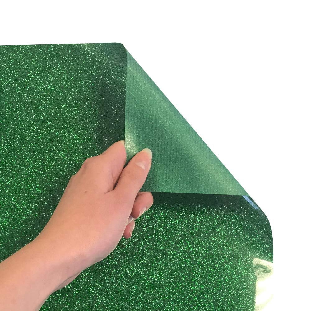 Siser Glitter HTV 20" x 3ft Roll - Iron on Heat Transfer Vinyl Grass