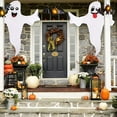 thumbnail image 2 of Miangastore 1Pc Halloween Bat Design Lantern Creative Door Pendant Scene Adorn Black, 2 of 9