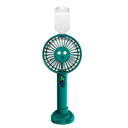 

Portable Handheld Misting Fan Rechargeable Personal Mis-ter Fan with Nightlight Three Speed Changeable Battery Operated Spray Water Mist Fan for Travel Outd