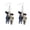 D, variant on QIQUWOHUL Cute Cartoon Cow Earrings Pendant Earrings Ladies Earrings Jewelry 1pcs