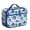 Blue-19, variant on Insulated Lunch Tote With Botanical Palm Inspired Print, Lightweight Durable Lunch Box Bag, Perfect For Hawaiian, Leafy, And Jungle Leaves Lovers