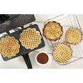thumbnail image 2 of Pizzelle Maker - Presse à Pizzelle Électrique Antiadhésive Fait Deux Biscuits de 5 Pouces à la Fois - Recettes Incluses, 2 of 6