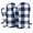 Blue & White, variant on Oven Mitts, Pack of 2, 100% Cotton Quilted Heat Resistant Kitchen Oven Gloves, 13-Inch Long, 7-Inch Wide, for Cooking and Baking Navy Blue