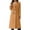 Khaki, variant on Women'S Winter Coats Fashion Casual Long Double Solid Woolen Coat With Pockets Woolen Coat Windproof Trendy Jacket XXL Black