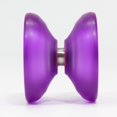 thumbnail image 3 of R2FG Frosted Euclase Yo-Yo - Machined Polycarbonate YoYo (Purple), 3 of 3