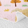 thumbnail image 5 of Erosebridal Giraffe Twin Quilt Set for Girls, Pink Forest Twin Coverlet Set, 2pcs 1 Bedspread and 1 Pillowcase, 5 of 7
