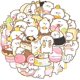 thumbnail image 2 of 40pcs Cute Korean Cartoon Bear Stickers for Kids,Funny Food Diary Bear Waterproof Vinyl Stickers for Water Bottles Bicycle Laptop Refrigerator Luggage, 2 of 4