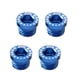 thumbnail image 1 of Rueda antioxidante de 4 piezas shamjiam aleación de aluminio M10x1,25 V Tornillo de a prueba de polvo Azul, 1 of 7