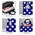 thumbnail image 3 of Balery Navy And White Polka Dot Mochila Ligera para Hombres y Mujeres – Resistente y Impermeable, Ideal para la Escuela, el Trabajo, los Viajes y el Uso Diario, 3 of 7