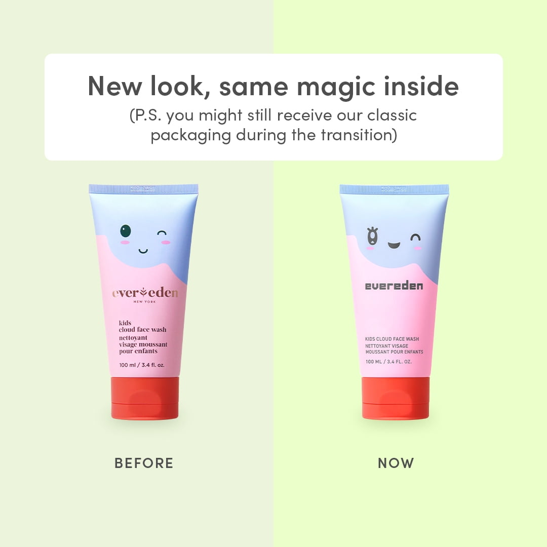 Kids Cloud Face Wash: Tropical Sorbet, 3.4 fl oz | Creamy & Fun Skin Care for Kids | Easy-to-Use Kids Face Wash | Non-toxic Kids Skin Care for Sensitive Skin