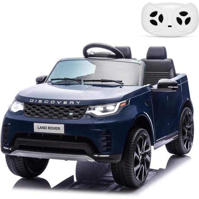 Licensed Land Rover 12V Ride-On Car, 2-Seater with Remote Control & LED Lights