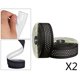 thumbnail image 1 of 2x 2 Piezas de Cinta EVA para Manillar de Bicicleta de Carretera, Cómodas Cintas para Manillar de Bicicleta, Envolturas de Amortiguación con Enchufe D Baoblaze Cintas de manillar de bicicleta de carretera, 1 of 8