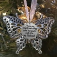 thumbnail image 1 of Creative Hollow Carving Exquisite Butterfly Memorial Family Pendant Christmas Tree Decoration Car Rearview Mirror Pendant, 1 of 2