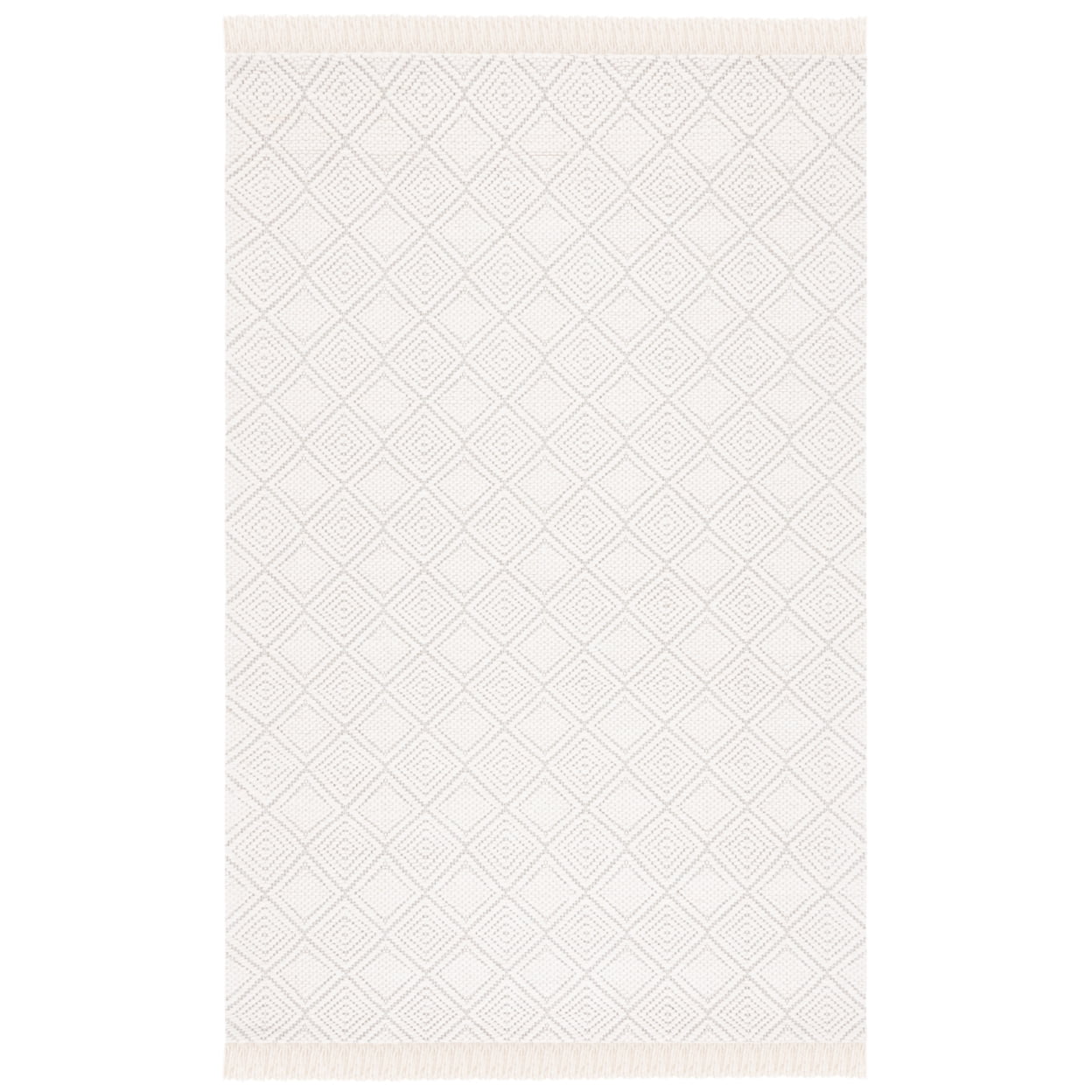 SAFAVIEH Marbella Johan Diamond Area Rug, Ivory, 8' x 10'
