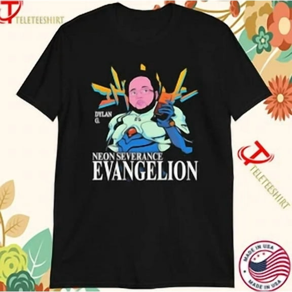 Dylan G. Neon Severance Evangelion Lumon Anime T-Shirt | eBay
