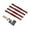 red, variant on Almencla 4x Servo Links Tie Rod Pull Rod Linkage Set. Replacement Pull Rod Steering Linkage .Tie Rods for Fcx18 1/18 New LC80 RC Car black