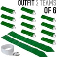 thumbnail image 5 of 12-Pack Flag Football Team Set - 12 Belts with 24 Flags, Accessories for Flag & Touch Games, Practices, & Training, 5 of 5