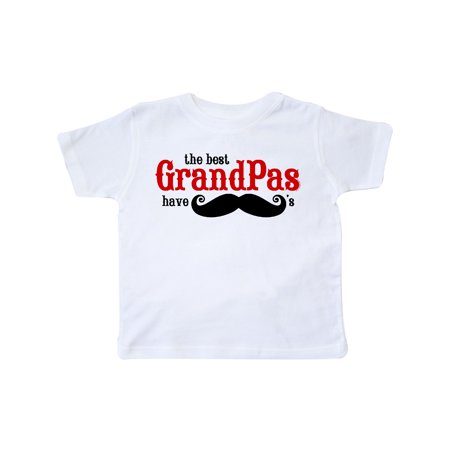 

Inktastic Best Grandpas Have Mustaches Gift Toddler Boy Girl T-Shirt
