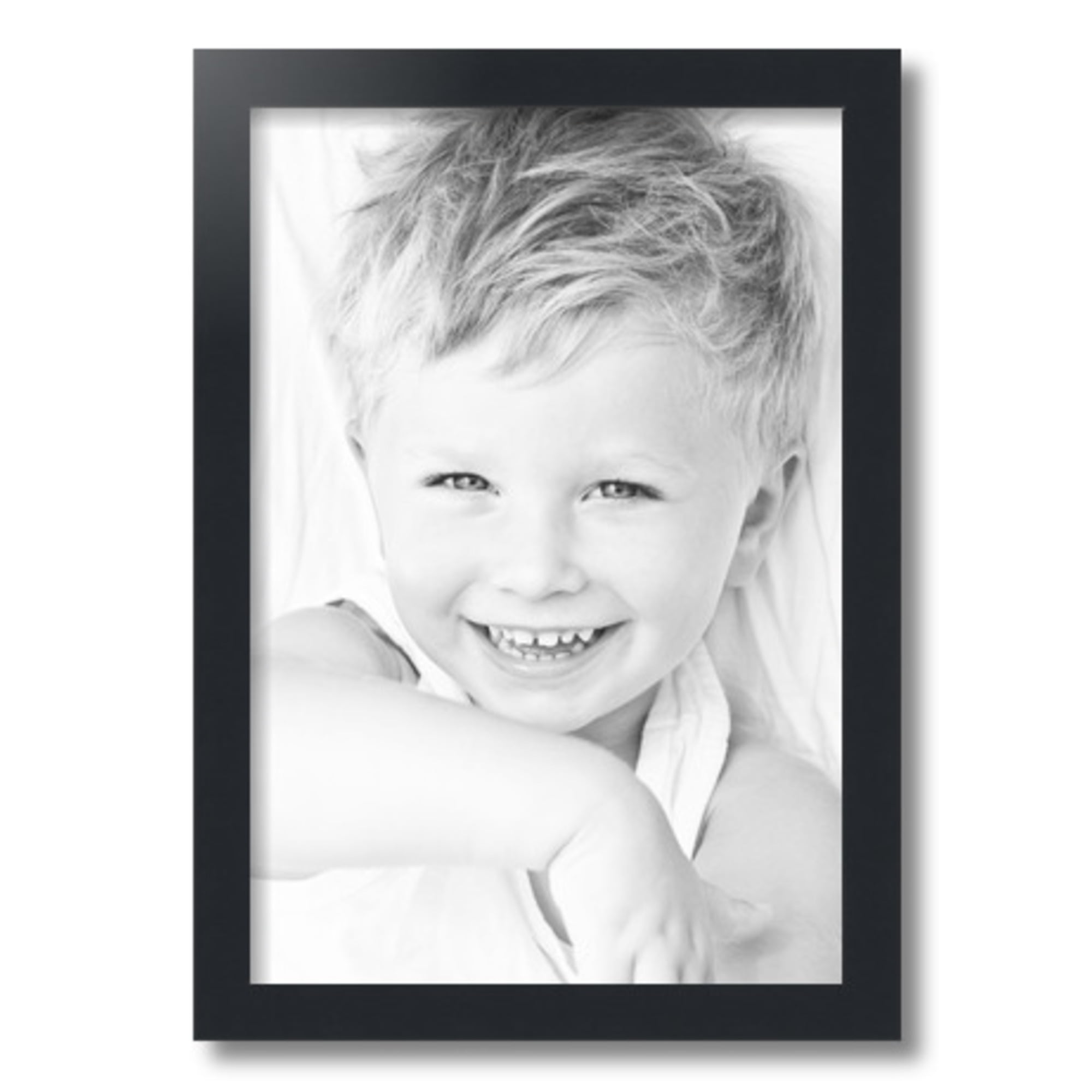 ArtToFrames 13x19 inch Soft Black Picture Frame, Black 13" x 19" MDF Poster Frame (WOM-5180) 1234