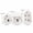 3Pcs-White D, variant on Wyihui Christmas Village Houses, Lighted Wooden Houses for Christmas Village Sets and Christmas Village Accessories, Christmas Figurines