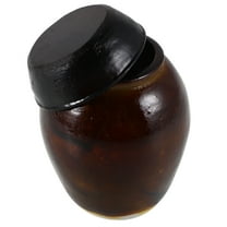 TABLZONE Miniature Dollhouse Food Accessories Dark Brown Tiny Jar Model for Home Decoration and Cultural Display 1 Piece