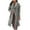 Gray(Trending), variant on Mingw Winter Trench Coats for Women Double Breasted Long Wool Blend Coat Slim Fit Elegant Timeless Pea Coats,S,Black