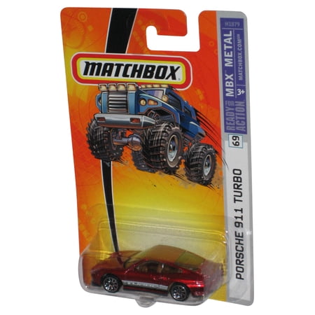 Matchbox MBX Metal (2005) Red Porsche 911 Turbo Die-Cast Toy Car #69