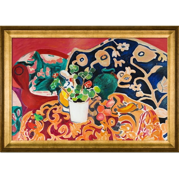 La Pastiche  Henri Matisse Spanish Still Life Hand Painted Framed Canvas Art