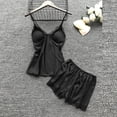 thumbnail image 4 of Lingerie Intimes Femmes Robe en Soie Dentelle Babydoll Vêtements de Nuit Pyjama Ensemble TTTTG, 4 of 5