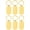 gold, variant on 6Pcs Stainless Steel Blank Tags, Metal Stamping Keyring Blank Tags, Rectangular Stamping Blanks, One Hole Tag with Key Rings for DIY and Craft