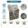 thumbnail image 6 of Green Cactus Table Runner 70 Inches, Summer Watercolor Botanical Wooden Grain Bed Runner Dresser Scarves Tabletop for Indoor Outdoor Parties/Ceremony/Banquet, 13" x 70", 6 of 9